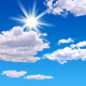 Mostly sunny, with a high near 62.
