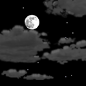 Partly cloudy, with a low around 46. East northeast wind around 8 mph.